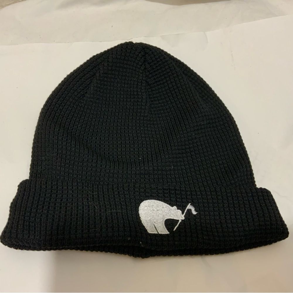 Ahead Authentic Beanie hat black white